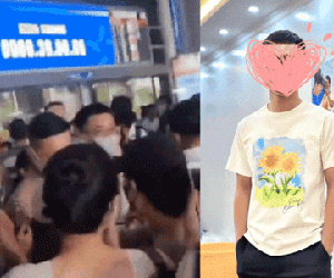 Một nhân vật nổi tiếng trên mạng xuất hiện ở sân bay, fan vây kín như đón ngôi sao