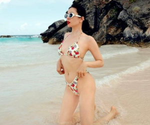 Lệ Quyên mặc bikini khoe body mướt mắt, Lâm Bảo Châu nịnh bạn gái cực ngọt