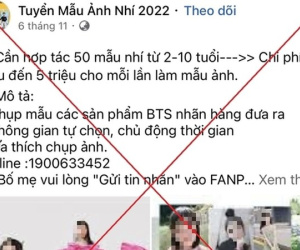 Lại bị lừa vì chiêu trò 'tuyển mẫu nhí', cay đắng mất hơn 700 triệu đồng