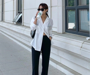 10 cách phối áo trắng với quần đen giúp bạn mặc đẹp trong tích tắc