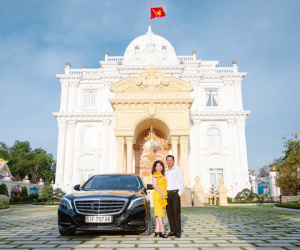Choáng ngợp dinh thự 150 tỷ của đại gia Cần Thơ: Rộng 3.000m2, dát vàng lóa mắt