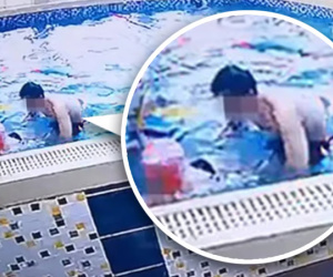 Sợ hãi với cảnh tượng thầy dạy bơi liên tục dìm đầu bé gái 7 tuổi xuống nước vì nghịch ngợm