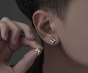 Khuyên tai, phụ kiện không thể thiếu với các chàng trai sành điệu hiện đại
