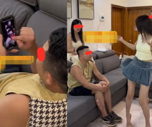Thấy chồng ngắm gái xinh, vợ thuê hẳn 2 người đẹp tới nhảy múa mua vui