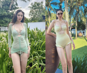 'MC xinh đẹp nhất VTV' ngày càng gợi cảm, chăm mặc bikini khoe dáng