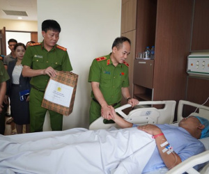 Tình hình sức khoẻ của thiếu tá bị kẻ bắt cóc bé trai 7 tuổi đòi 15 tỷ đồng tiền chuộc bắn thương tích