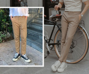 Quần kaki ống đứng, 'thương hiệu' khoác lên những chàng trai nho nhã và thanh lịch