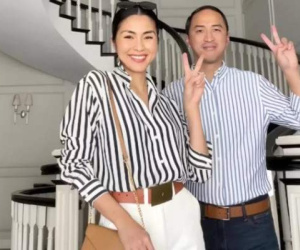 Vợ chồng Hà Tăng lên đồ 'sống ảo' trong biệt thự triệu đô, nhan sắc mẹ bỉm quá đỉnh