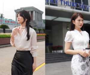 Ngắm mỹ nhân có khung xương chậu đẹp nhất VTC 'lên đồ', chị em công sở biết thu này cần sắm gì