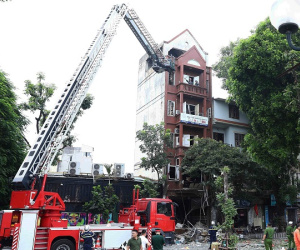 Vụ nổ trên đường Yên Phụ: Khí gas có thể bị rò rỉ khi sửa chữa, thay bình