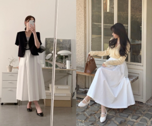 Thu đến là lúc các nàng thấy được sự 'vi diệu' của váy hai dây