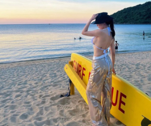 Hot girl Trâm Anh hiếm hoi diện trang phục 'nóng mắt' kể từ khi công bố người yêu mới