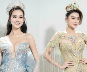 Thảm đỏ chung khảo Miss Grand VN: Bảo Ngọc - Thiên Ân đọ visual 'cực gắt'