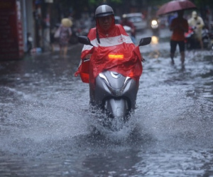 Từ chiều tối nay, miền Bắc đón mưa rất lớn