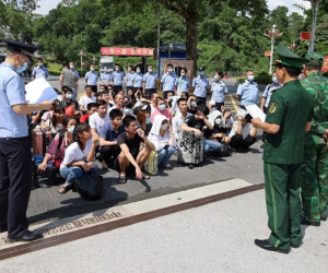Tiếp nhận công dân xuất cảnh trái phép, phát hiện 3 nghi phạm bị truy nã