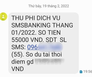 Nhiều ngân hàng tăng phí SMS Banking, cao nhất tới nửa triệu đồng/tháng