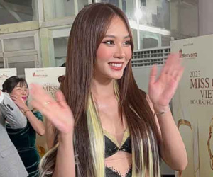 Cam thường thảm đỏ Miss Grand VN: Thùy Tiên tựa nữ thần, Mai Phương đầy cá tính