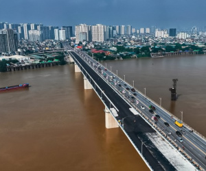 Hà Nội sắp thông xe cầu lớn nhất qua sông Hồng