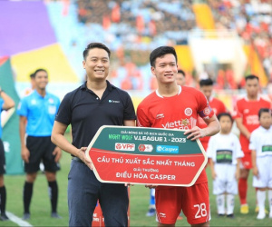 Không phải tân vương CAHN, Viettel thống trị giải thưởng ở tháng cuối cùng của V.League 2023