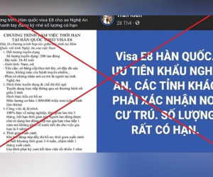 Xuất hiện chiêu trò 'lùa gà' lao động lương ngàn USD, Nghệ An ra cảnh báo