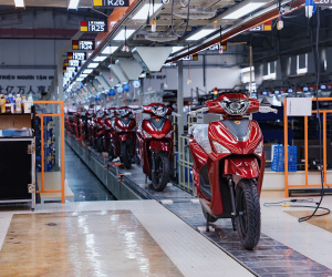 Xe máy sản xuất trong nước vượt mốc 2 triệu chiếc sau 8 tháng năm 2023