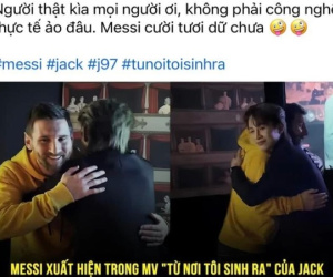 Siêu sao Messi xuất hiện trong MV của Jack gây sốt đến mức nào?