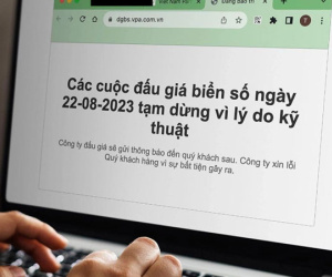 Chủ xe nộp cọc đấu giá biển số đã được hoàn tiền