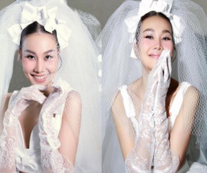 Thanh Hằng mặc váy cưới, dân tình trầm trồ vì nhan sắc cô dâu tương lai