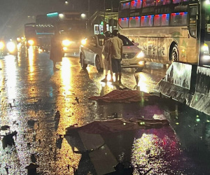 Va chạm với xe khách, 2 cha con tử vong tại chỗ ở Đồng Nai