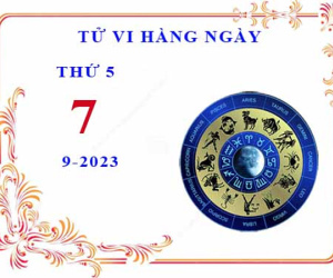 Tử vi thứ 5 ngày 7/9/2023 của 12 con giáp: Hợi nhiều lộc, Tý được nâng đỡ