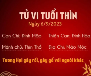Tử vi 12 con giáp hôm nay - thứ 4 ngày 06/09/2023: Thìn nóng nảy, Mùi gặp quý nhân