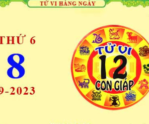 Tử vi thứ 6 ngày 8/9/2023 của 12 con giáp: Tý có động lực, Mùi cần nỗ lực