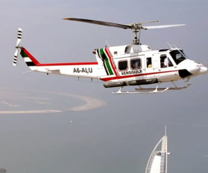 Rơi trực thăng ngoài khơi Dubai, toàn bộ tổ bay mất tích