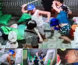 Clip vụ bố chồng 81 tuổi đánh con dâu nhập viện ở Hải Phòng