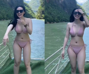 Xuất hiện trào lưu mặc bikini leo núi, dân mạng bùng nổ tranh cãi