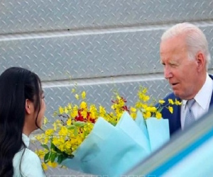 Nữ sinh tặng hoa cho Tổng thống Mỹ Joe Biden là ai?