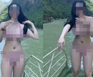 Hà Giang lên tiếng về nữ du khách mặc bikini gây tranh cãi trên sông Nho Quế