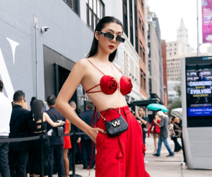 Dàn sao 'phủ đỏ' show Đỗ Mạnh Cường tại New York Fashion Week: Lan Ngọc - Hương Giang đọ sắc cùng Miss Universe 2022