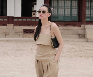 Diện trang phục màu trung tính trẻ trung, sang xịn mịn như Á hậu Tường San