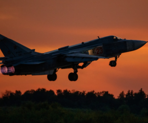 Chiến đấu cơ SU-24 của Nga rơi khi huấn luyện