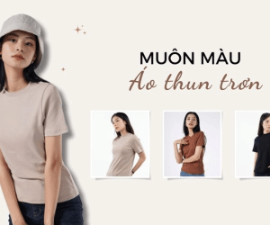 Áo phông trơn và các mẹo phối áo thun đơn giản