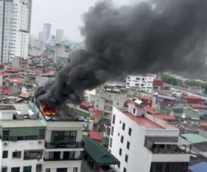 Xử phạt thợ hàn gây cháy nhà ở quận Thanh Xuân