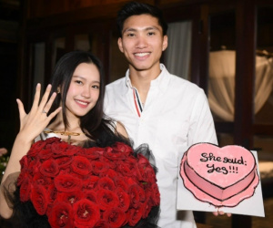 Đoàn Văn Hậu cầu hôn bạn gái Doãn Hải My