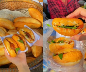 Ngạc nhiên với những ổ bánh mì mini chỉ 5000 đồng trứ danh xứ Huế