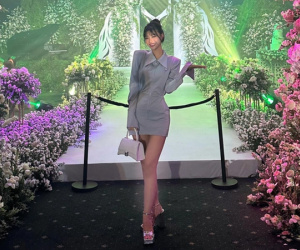 Dàn Hoa - Á hậu cực phẩm nhà Sen Vàng lên đồ đi ăn cưới: Xinh sang, thanh lịch, quan trọng là không lấn lướt cô dâu