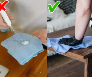 Những đồ dùng không nên làm sạch thường xuyên