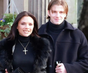 Beckham và Victoria lén lút hẹn hò ở bãi xe
