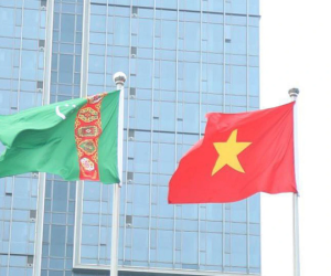 Thiêng liêng Lễ thượng cờ của đoàn thể thao Việt Nam ở Asiad 19