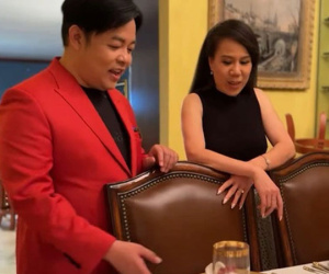 Ca sĩ Mai Thiên Vân tới thăm biệt thự mới của Quang Lê phải thốt lên: 'Giàu quá'