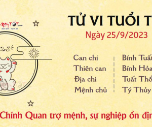 Tử vi thứ 2 ngày 25/9/2023 của 12 con giáp: Thìn có tranh chấp, Sửu chớ dựa dẫm